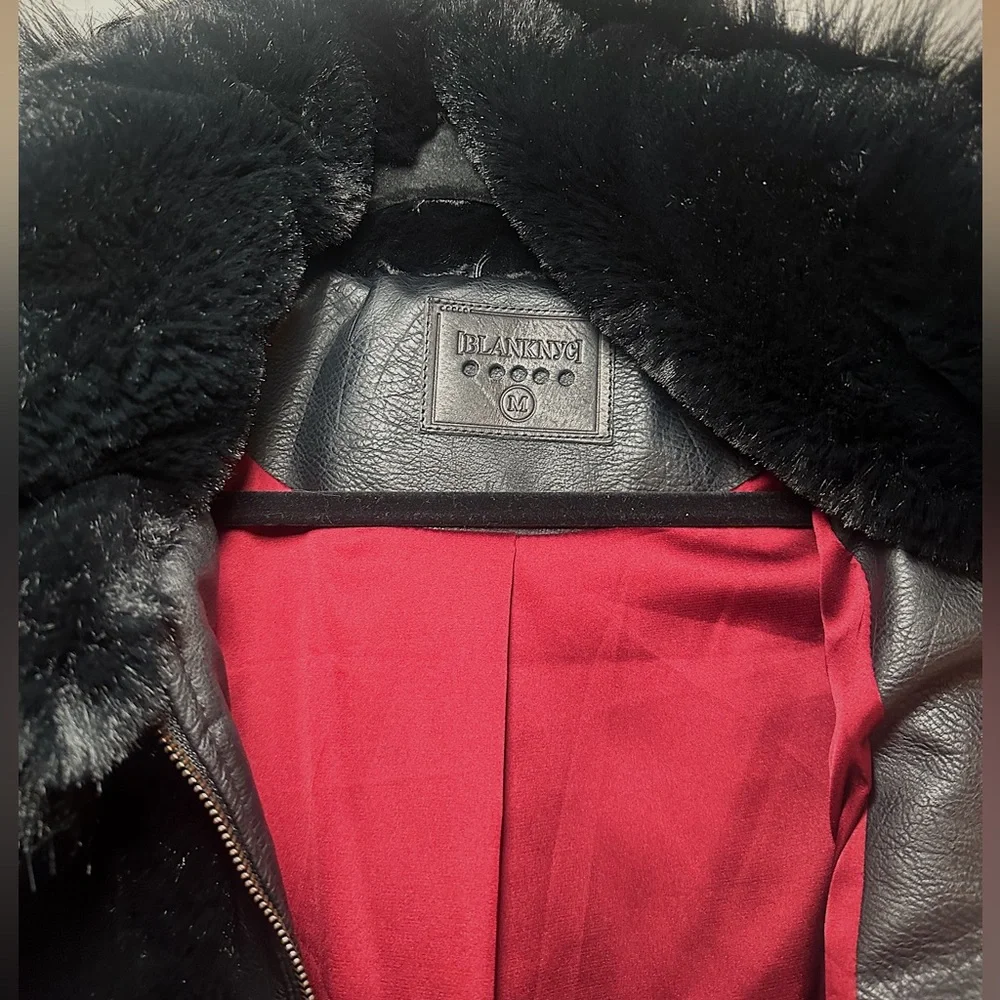 NEW‼️REVOLVE / BLANKNYC - Black Noise Coat (Size M) - Picture 5 of 11